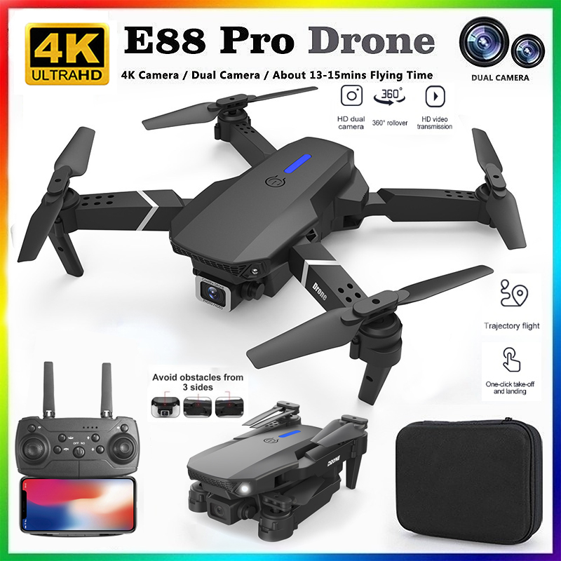 2026 BARU E88 Drone Profesiona - Drone Surveying ulasan dan harga
