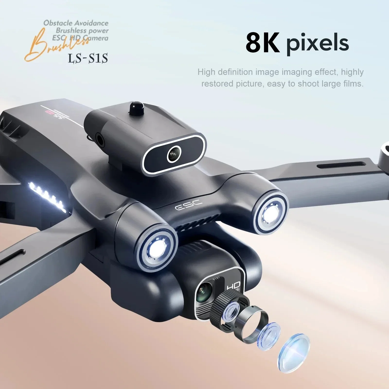 S1S Drone kamera GPS 5G 8K pro - Drone Surveying ulasan dan harga