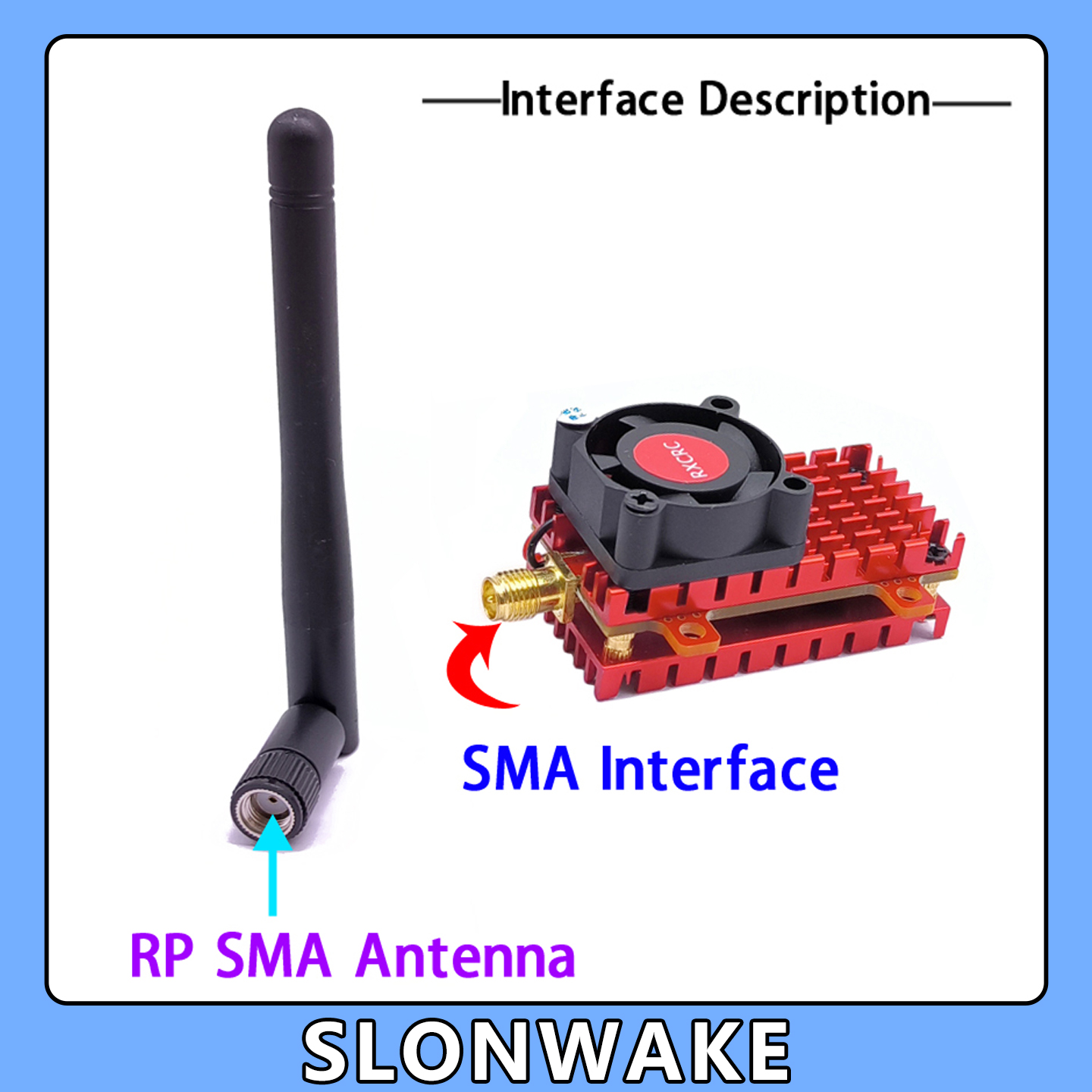 SLONWAKE 5.8G 2W VTX FPV Kamer - Drone Cinematic ulasan dan harga