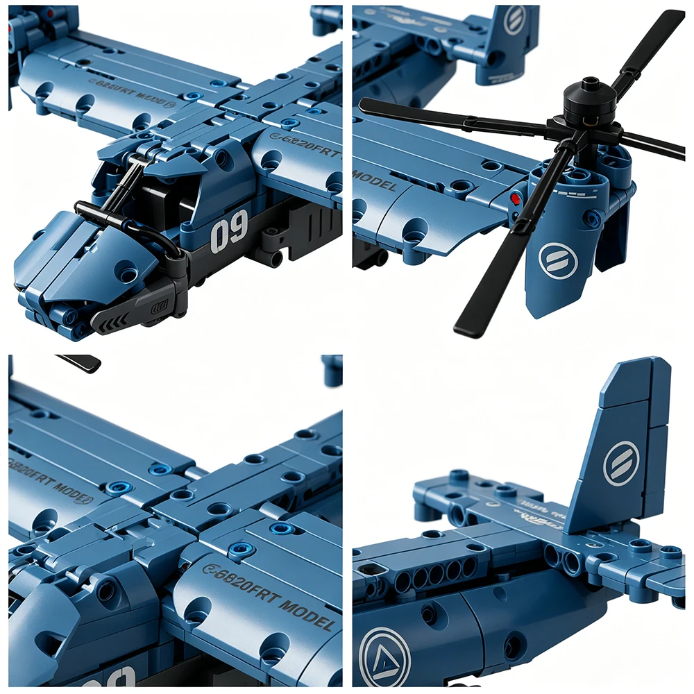 Set Blok Bangunan Pesawat Tilt - Jjrc Drone X12 ulasan dan harga